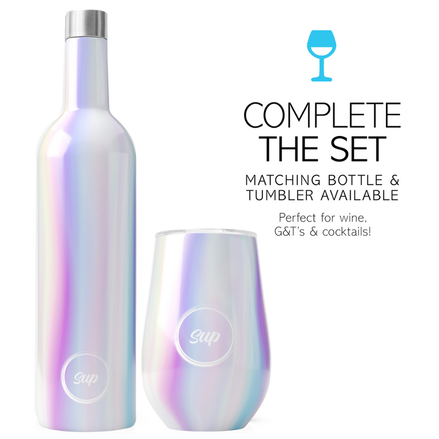 Insulated Wine Tumbler Holographic