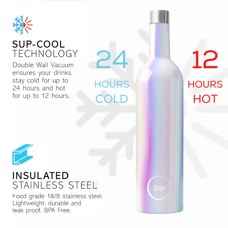 Insulated Wine Bottle & Tumbler Gift Set Holographic