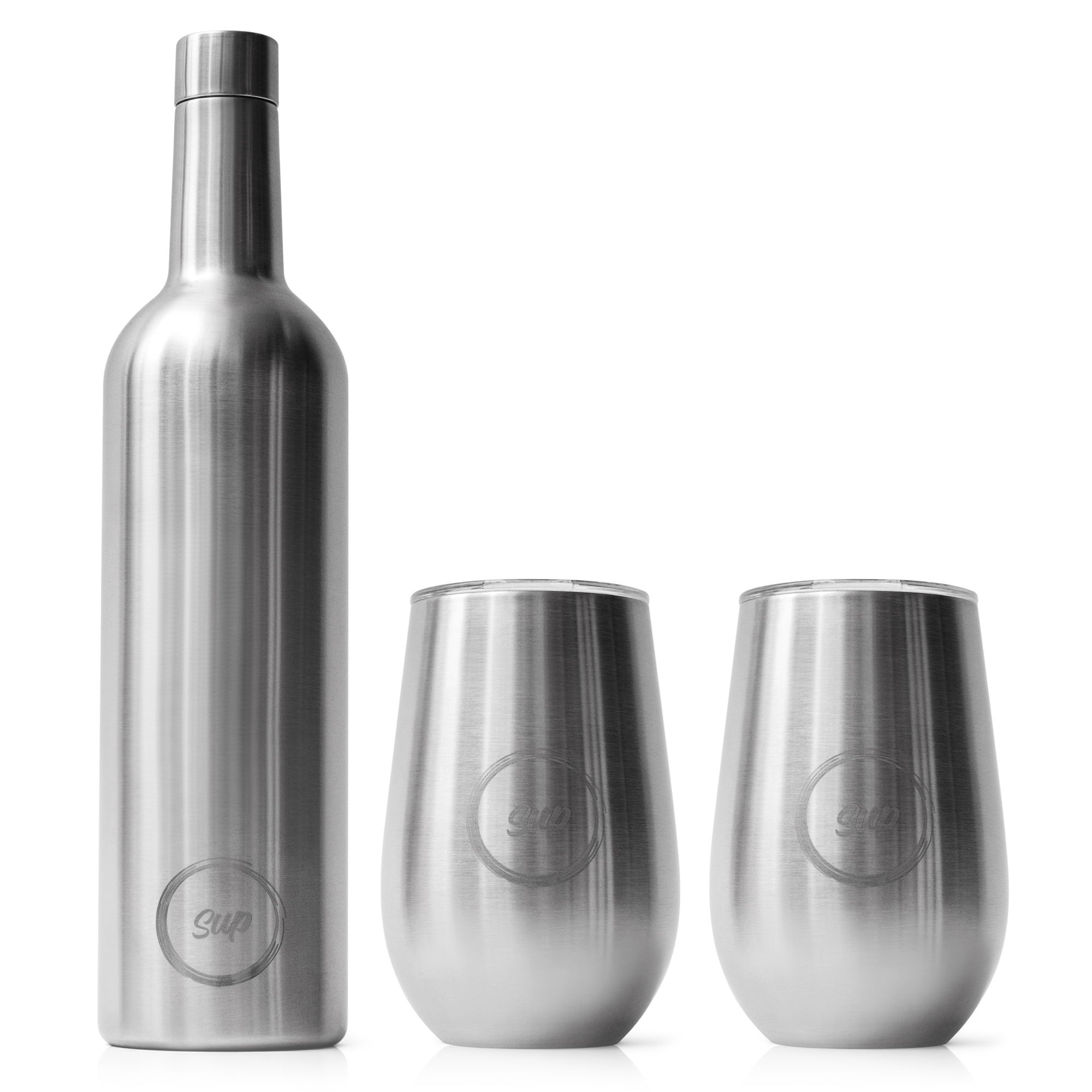 Sup Insulated Wine Bottles & Tumblers Stainless Steel Flasks & Coolers –  Sup Drinkware