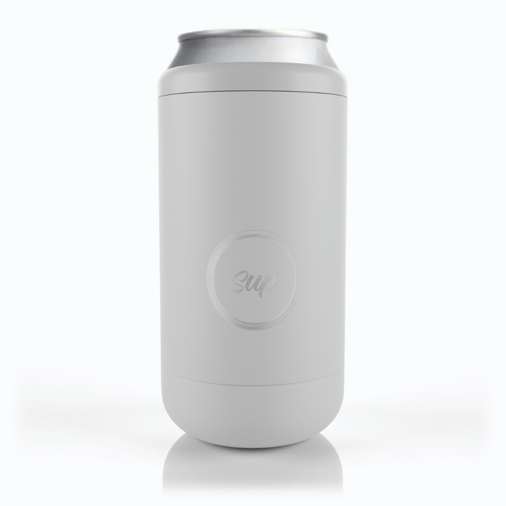 Olerd 16oz Double wall Stainless Steel Insulated Can Cooler, Bottle or  Tumbler for Slim Beer & Hard Seltzer Cans, Beer Bottle Holder (Silver)
